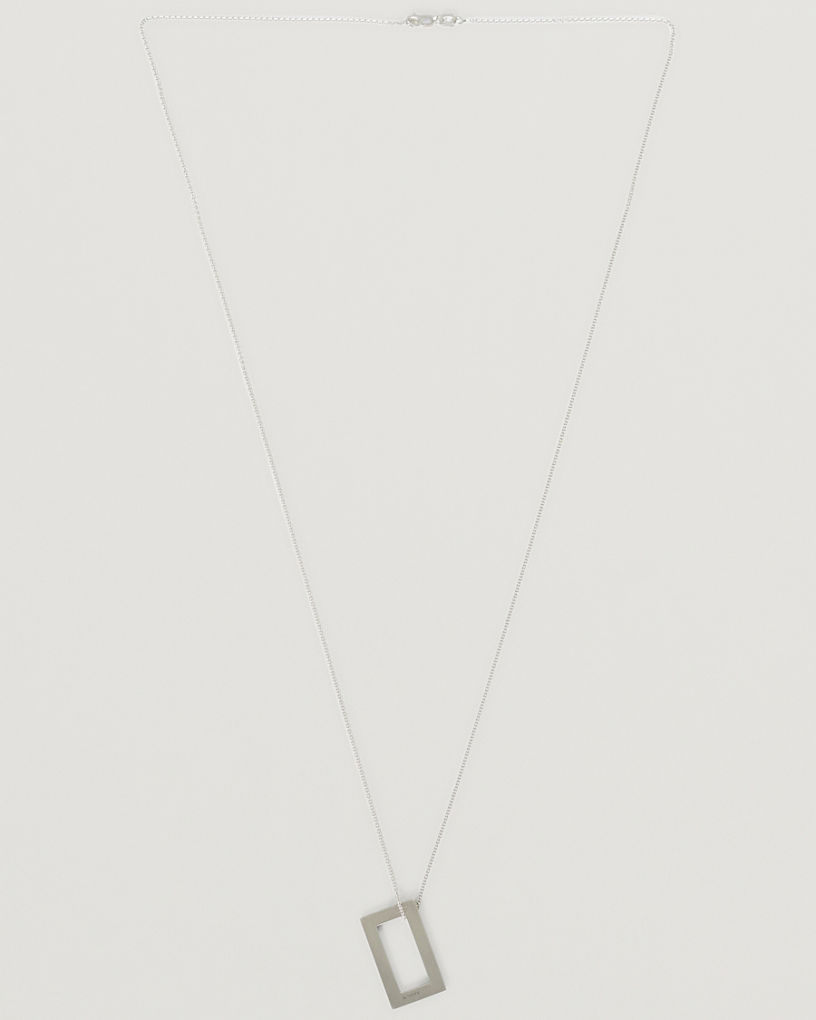 Uomini | LE GRAMME Rectangular Necklace Le 3.4 Sterling Silver | LE GRAMME | Rectangular Necklace Le 3.4 Sterling Silver