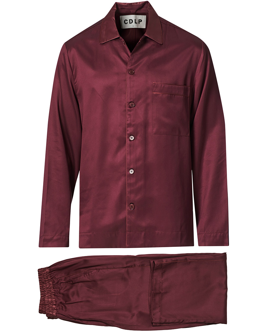 Uomini | Accappatoi & Pigiami | CDLP | Home Suit Long Sleeve Burgundy