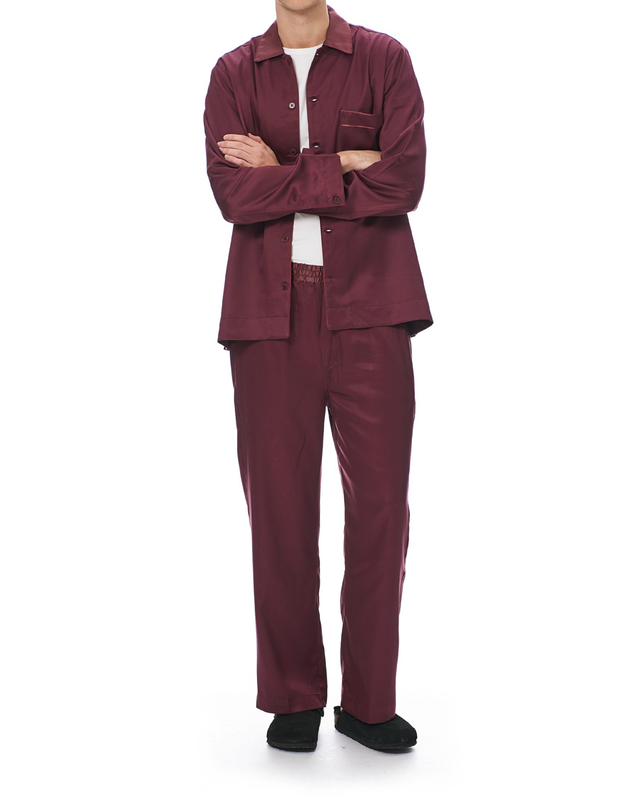 Uomini | Accappatoi & Pigiami | CDLP | Home Suit Long Sleeve Burgundy