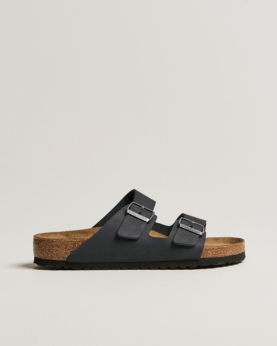 Uomini | Sandali & Diapositive | BIRKENSTOCK | Arizona Classic Footbed Black Oiled Leather