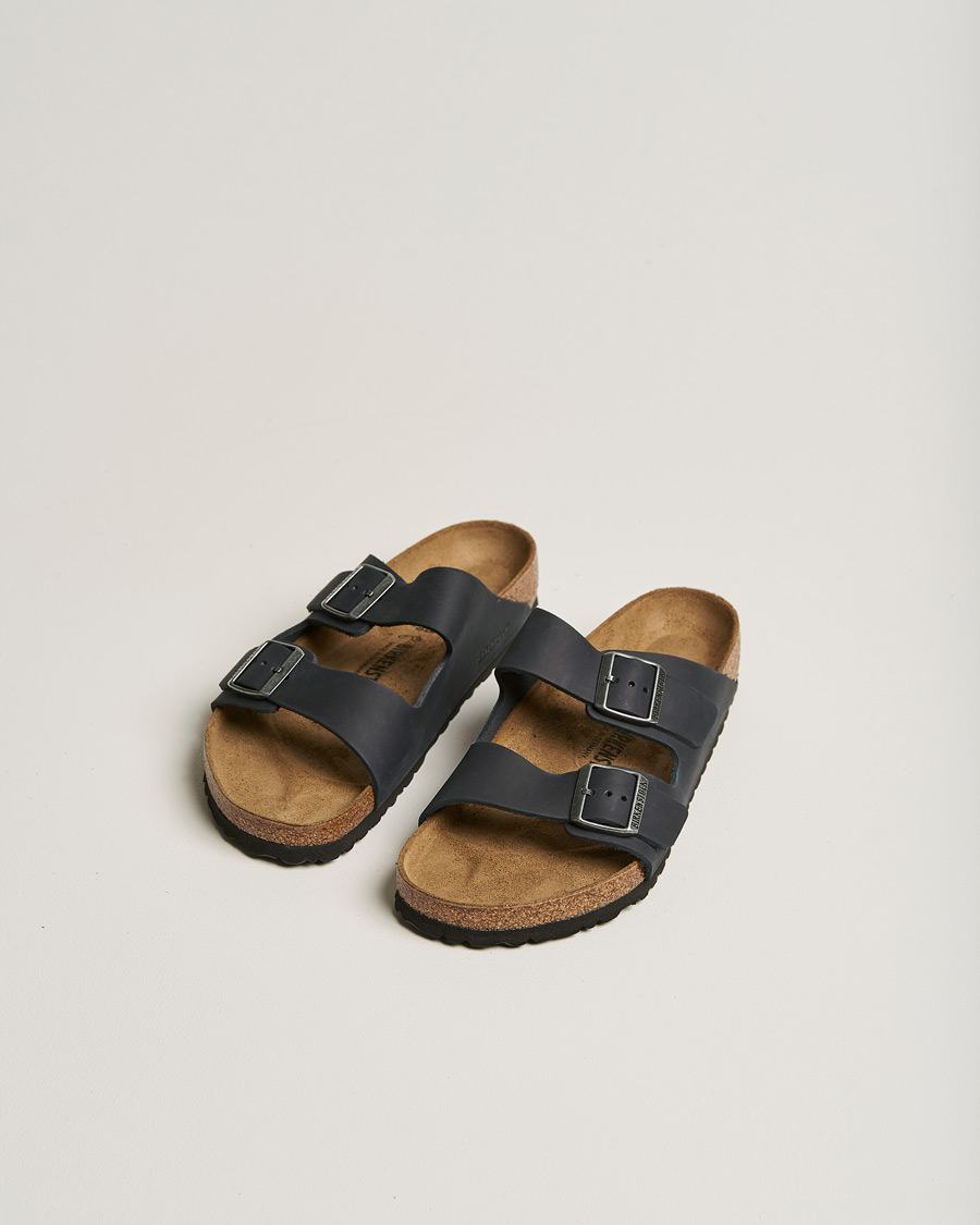 Uomini | Sandali & Diapositive | BIRKENSTOCK | Arizona Classic Footbed Black Oiled Leather