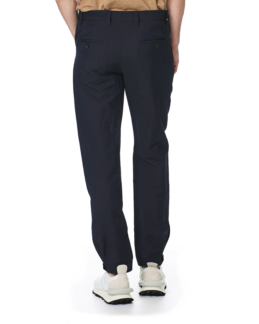 Uomini | Pantaloni | Lanvin | Slim Fit Trousers Navy