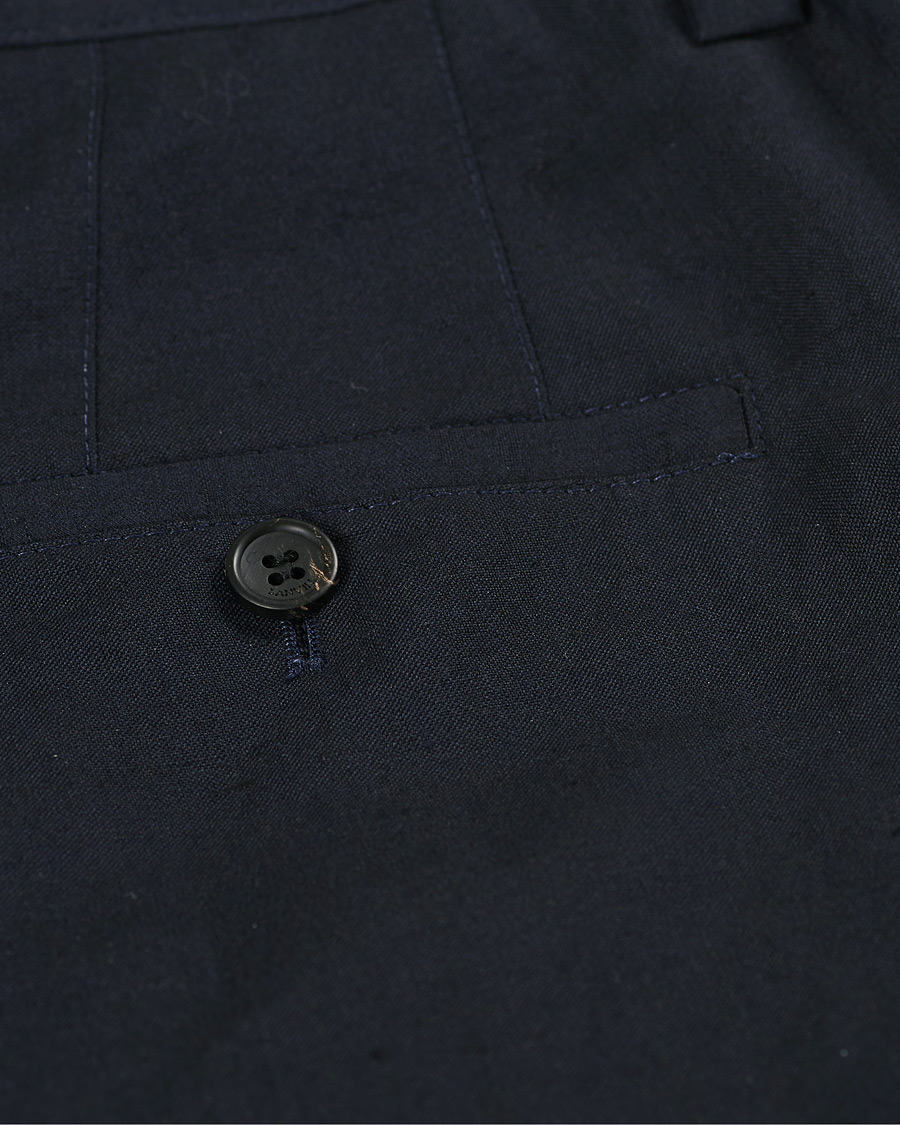 Uomini | Pantaloni | Lanvin | Slim Fit Trousers Navy