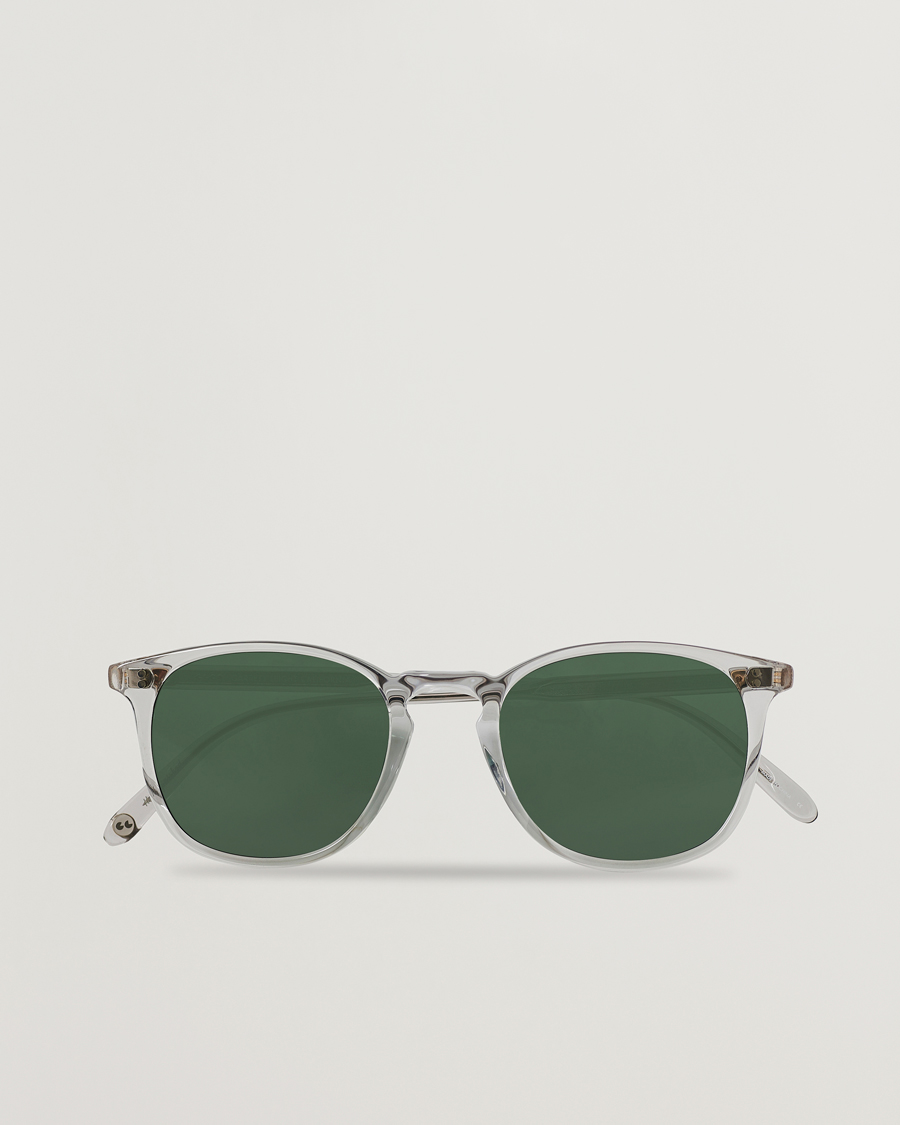 Uomini | Occhiali da sole | Garrett Leight | Kinney 49 Sunglasses Transparent/Green