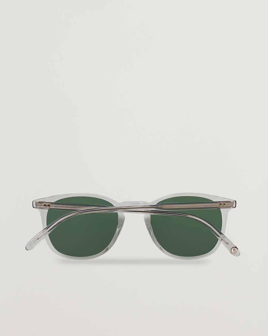 Uomini | Occhiali da sole | Garrett Leight | Kinney 49 Sunglasses Transparent/Green