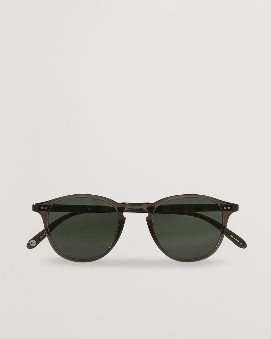 Uomini | Occhiali da sole | Garrett Leight | Hampton 46 Sunglasses Black Glass