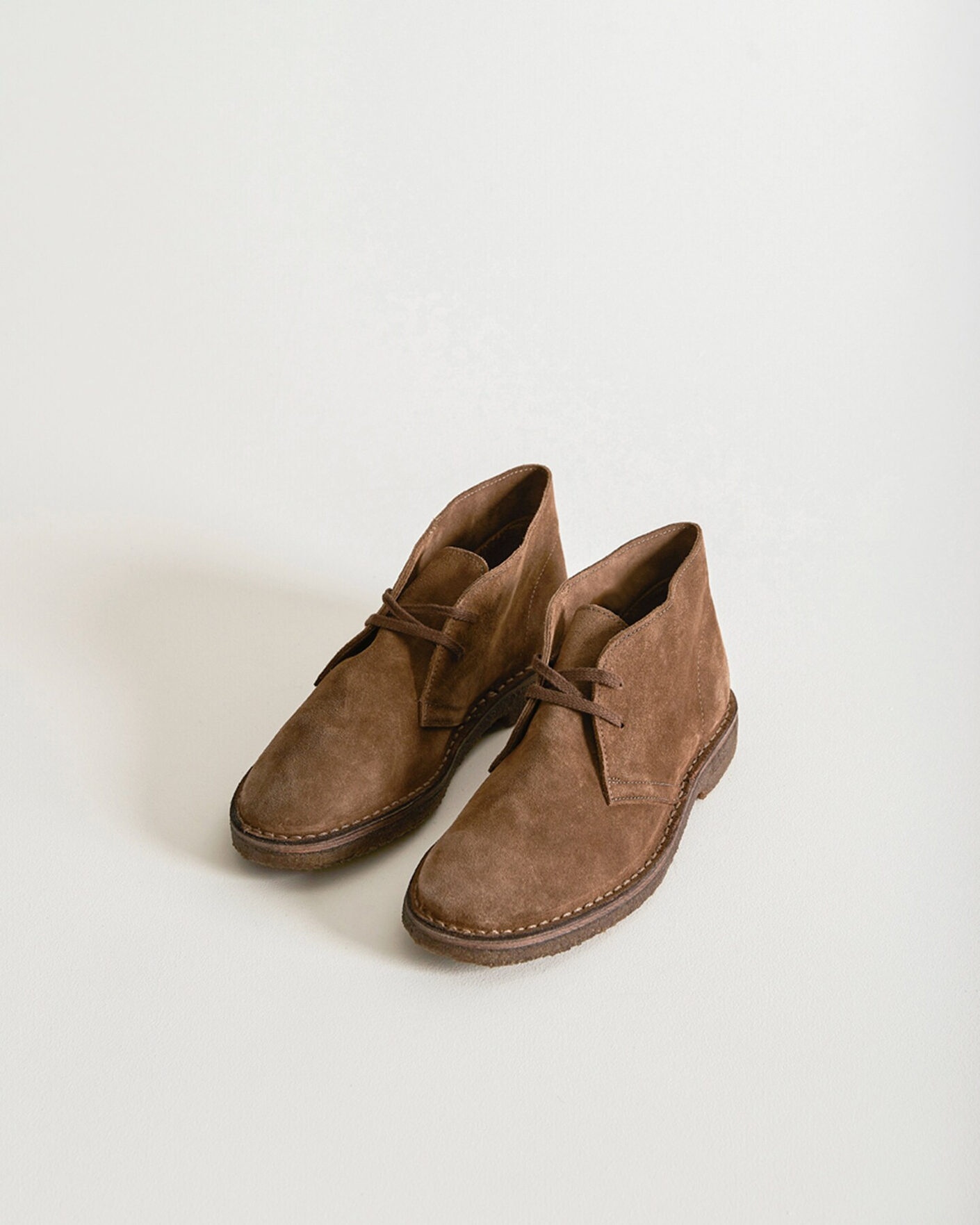 Uomini | Stivali | Drake's | Clifford Suede Desert Boots Light Brown