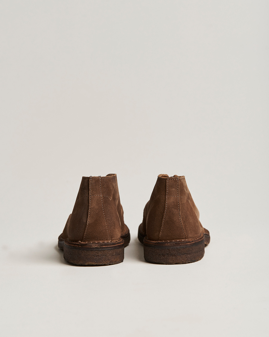 Uomini | Stivali | Drake's | Crosby Moc-Toe Suede Chukka Boots Brown
