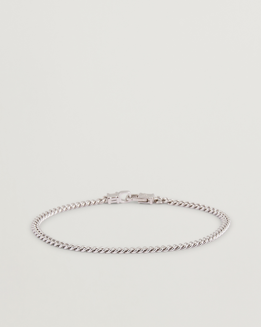Uomini | Gioielli | Tom Wood | Curb Bracelet M Silver