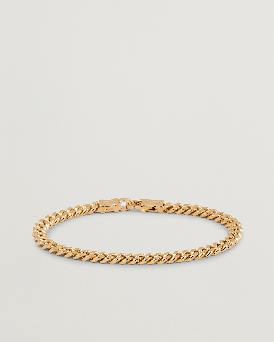 Uomini | Gioielli | Tom Wood | Curb Bracelet L Gold