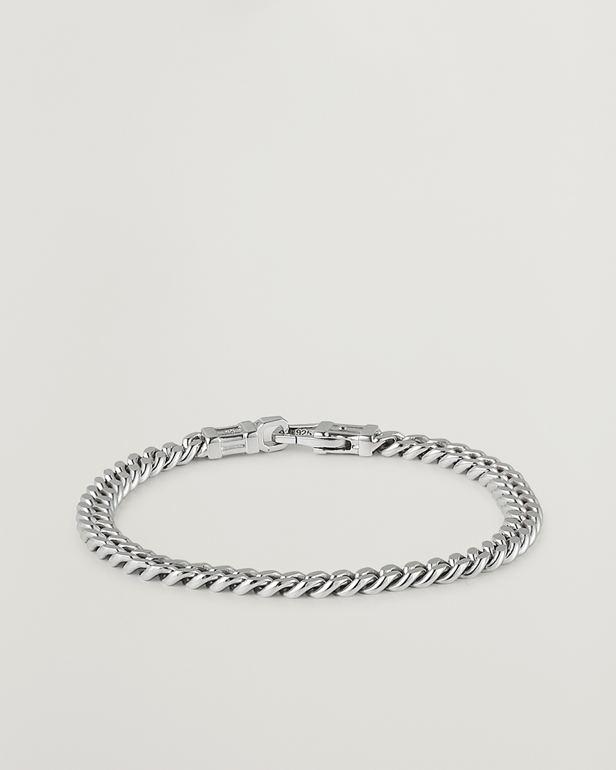 Uomini | Gioielli | Tom Wood | Curb Bracelet L Silver