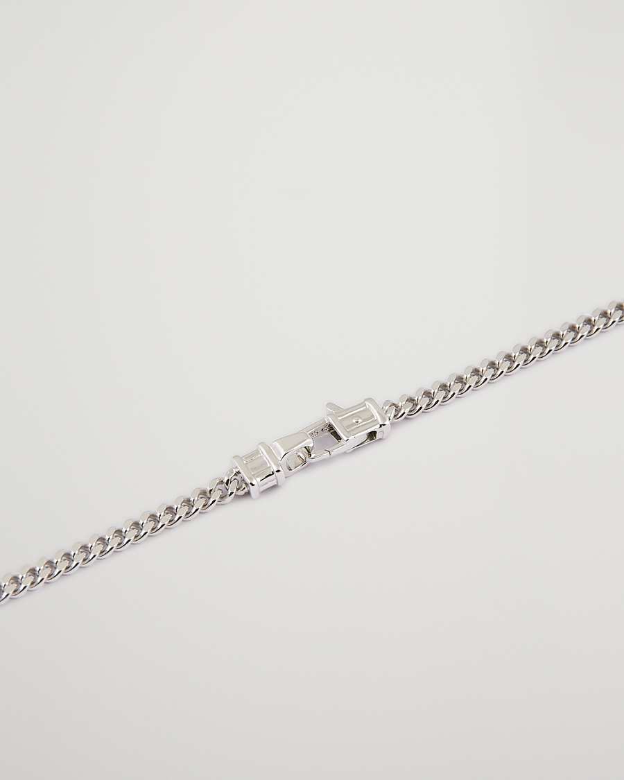 Uomini | Gioielli | Tom Wood | Curb Chain M Necklace Silver