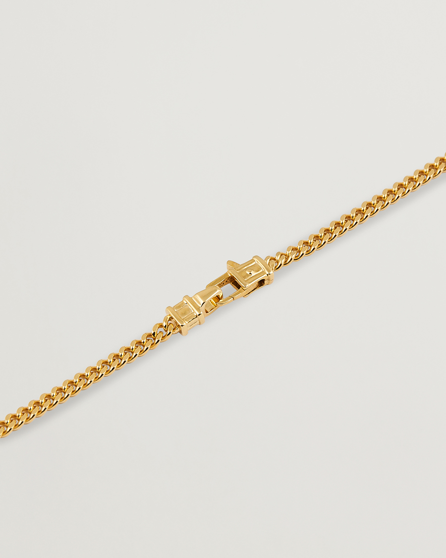 Uomini | Gioielli | Tom Wood | Curb Chain M Necklace Gold
