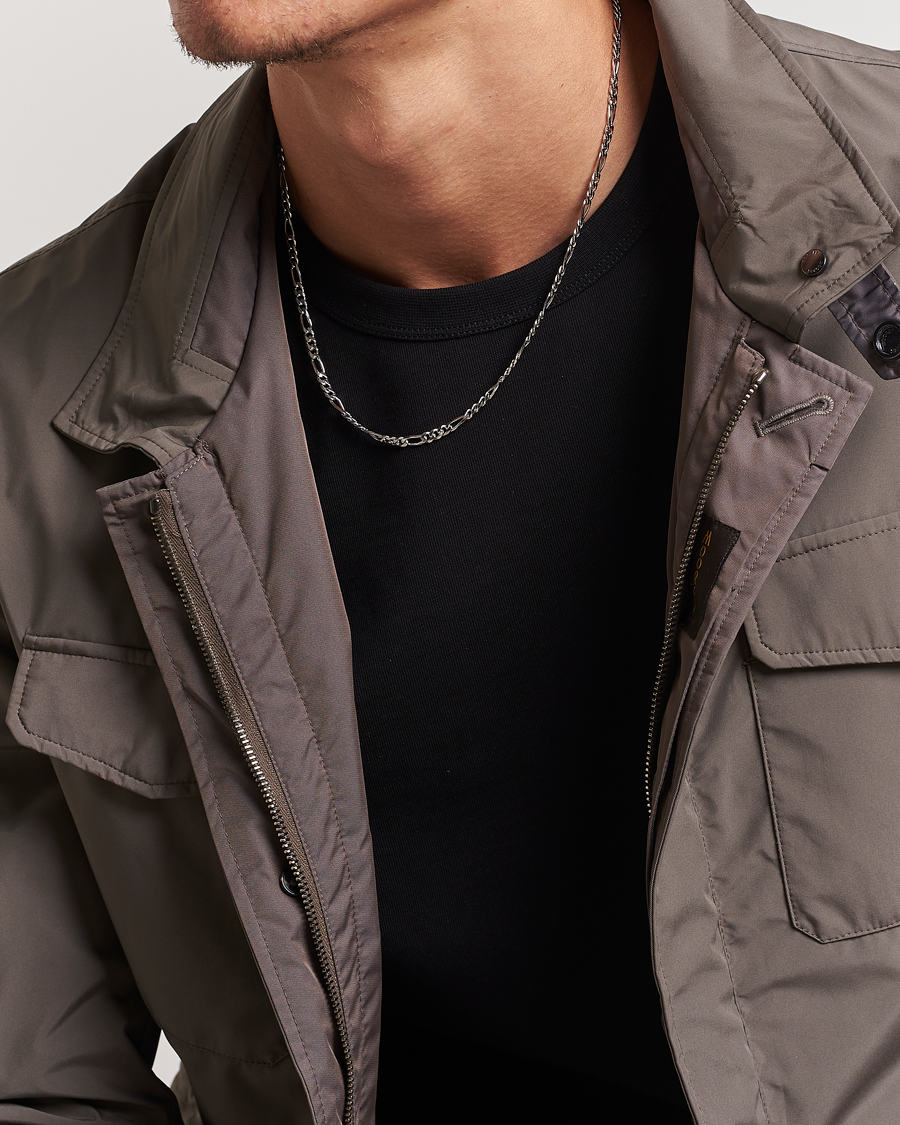 Uomini | Tom Wood Figaro Chain Necklace Silver | Tom Wood | Figaro Chain Necklace Silver