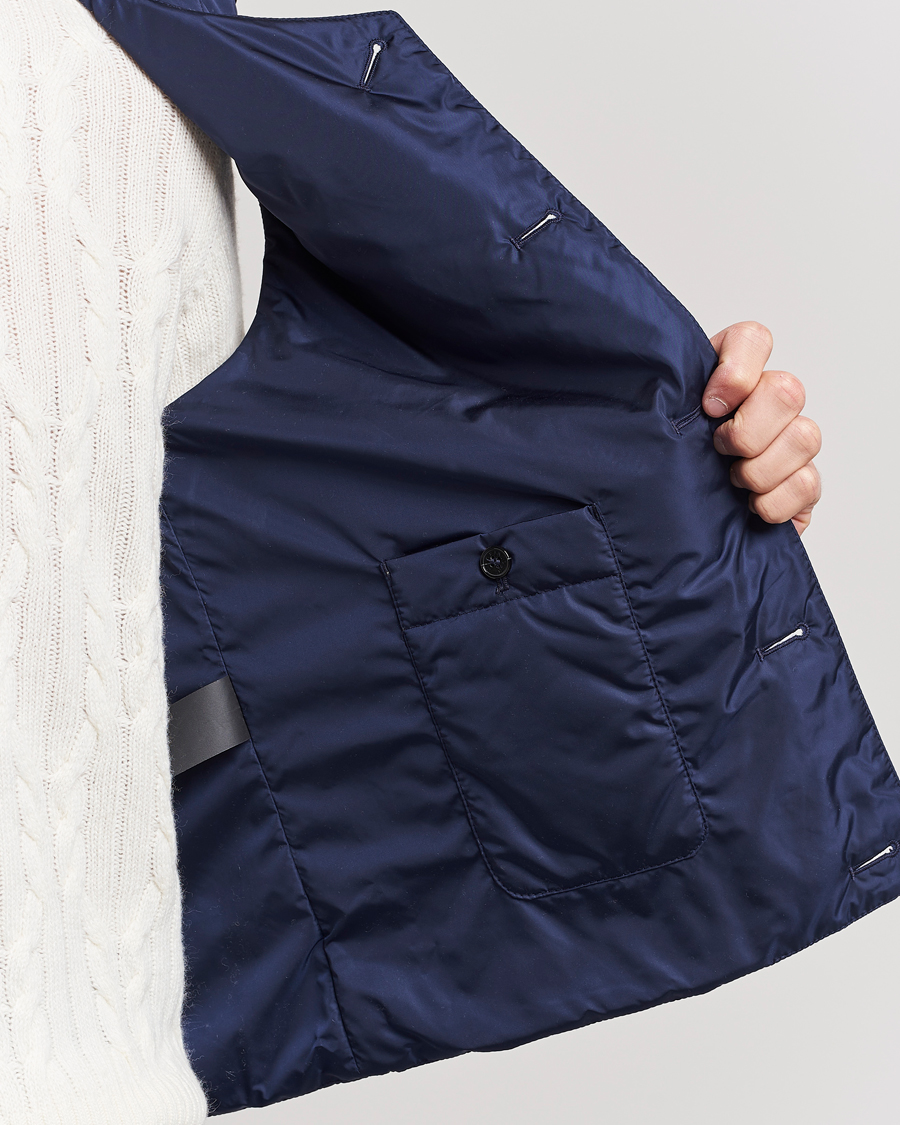 Uomini | Gilet | Mackintosh | Hig Quilted Liner Blue