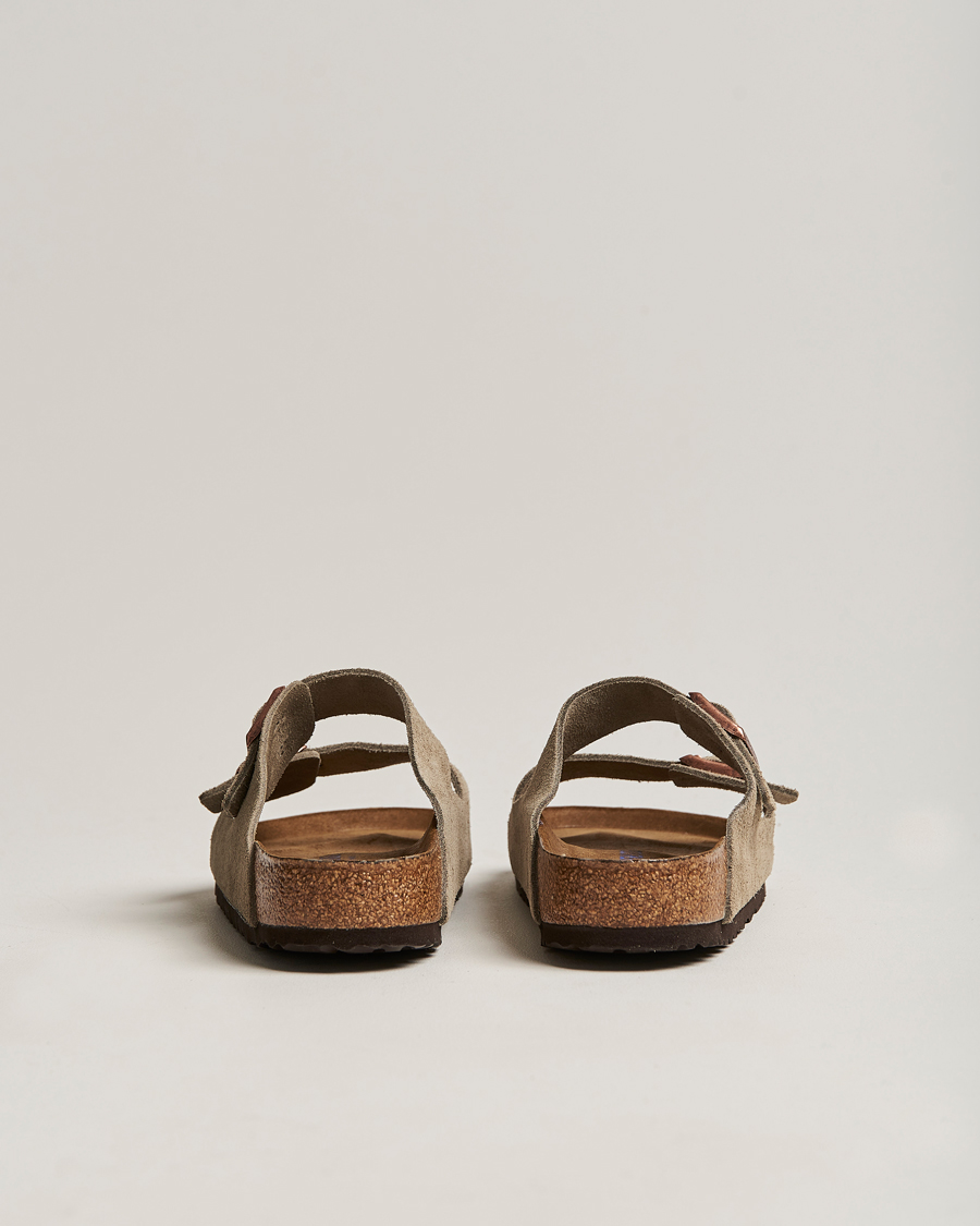 Uomini | Sandali & Diapositive | BIRKENSTOCK | Arizona Soft Footbed Taupe Suede