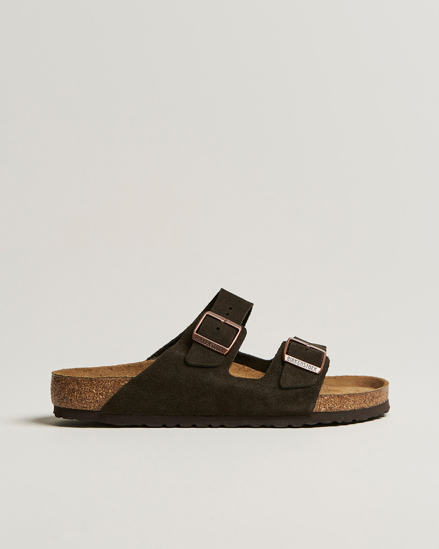 Uomini | Sandali & Diapositive | BIRKENSTOCK | Arizona Soft Footbed Mocha Suede