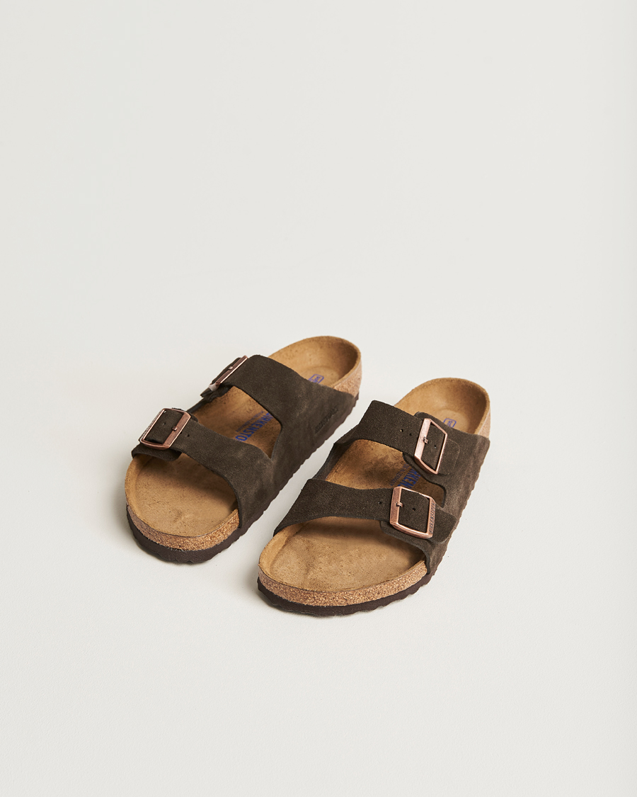 Uomini | Sandali & Diapositive | BIRKENSTOCK | Arizona Soft Footbed Mocha Suede