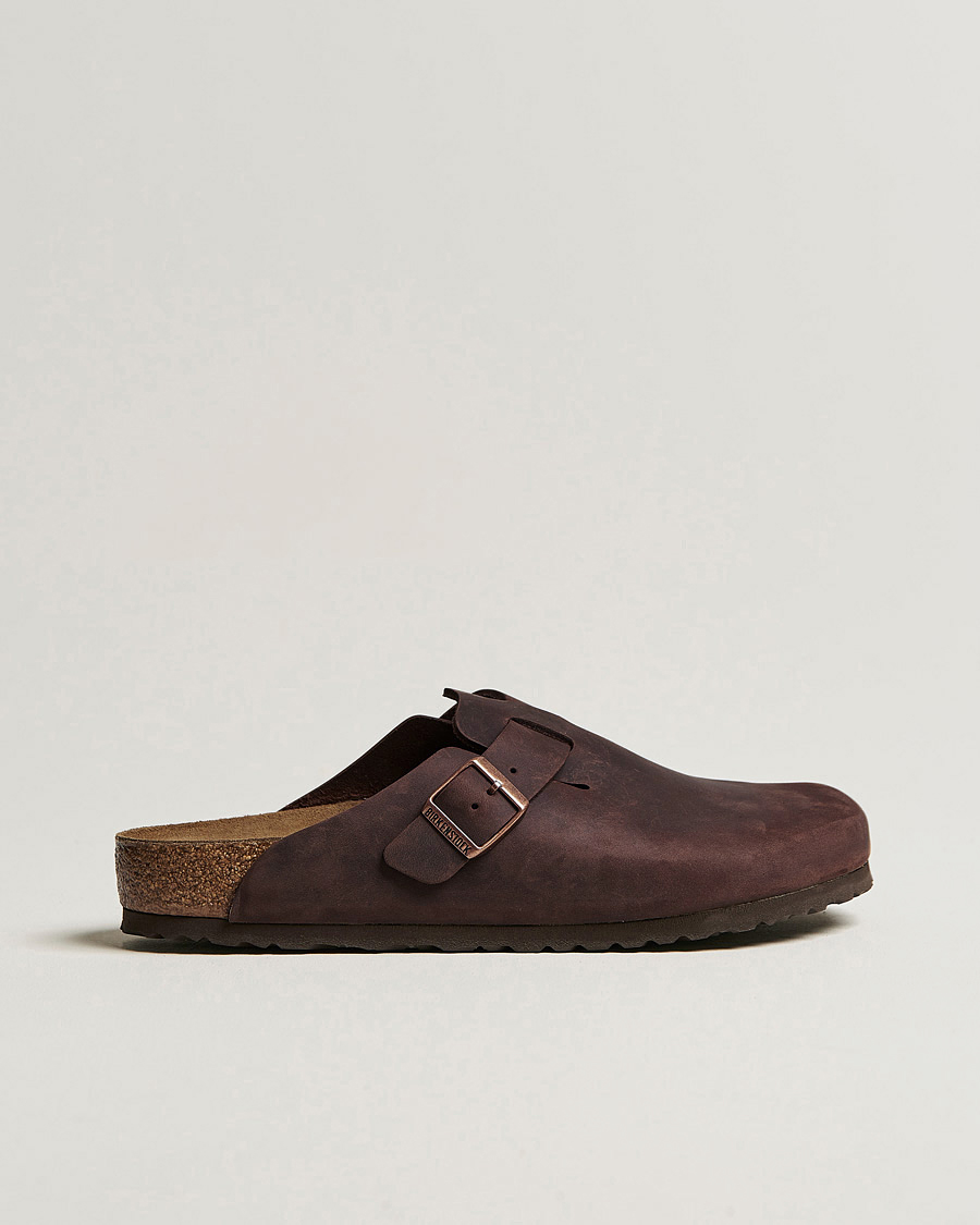 Uomini | Sandali & Diapositive | BIRKENSTOCK | Boston Classic Footbed Habana Oiled Leather