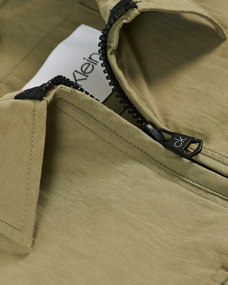 Uomini | Calvin Klein Light Shirt Jacket Delta Green | Calvin Klein | Light Shirt Jacket Delta Green