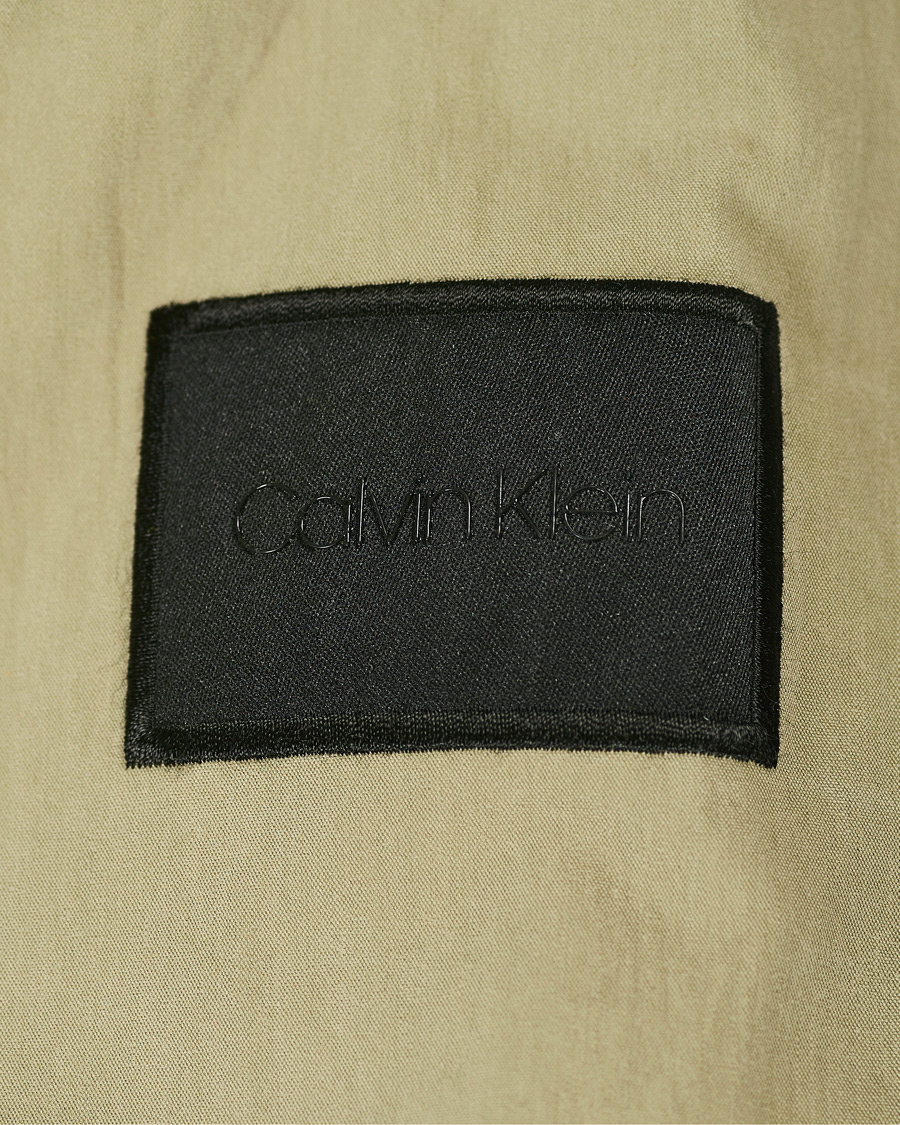 Uomini | Calvin Klein Light Shirt Jacket Delta Green | Calvin Klein | Light Shirt Jacket Delta Green