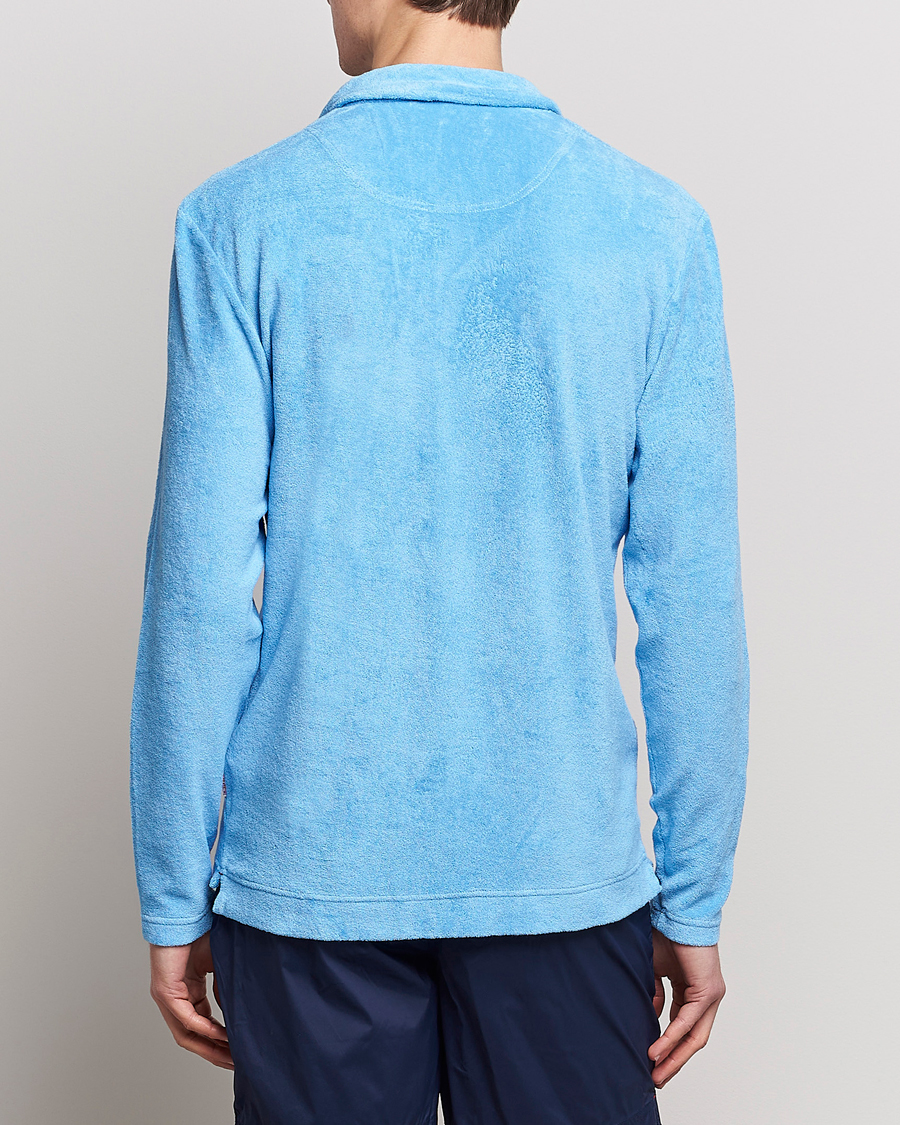 Uomini | Maglieria | Orlebar Brown | Terry Long Sleeve Polo Riviera