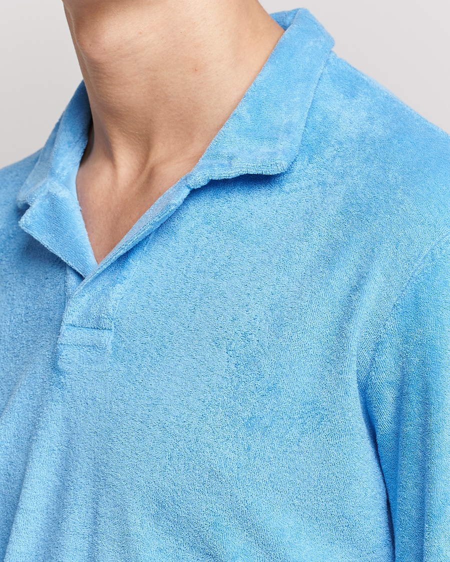 Uomini | Maglieria | Orlebar Brown | Terry Long Sleeve Polo Riviera