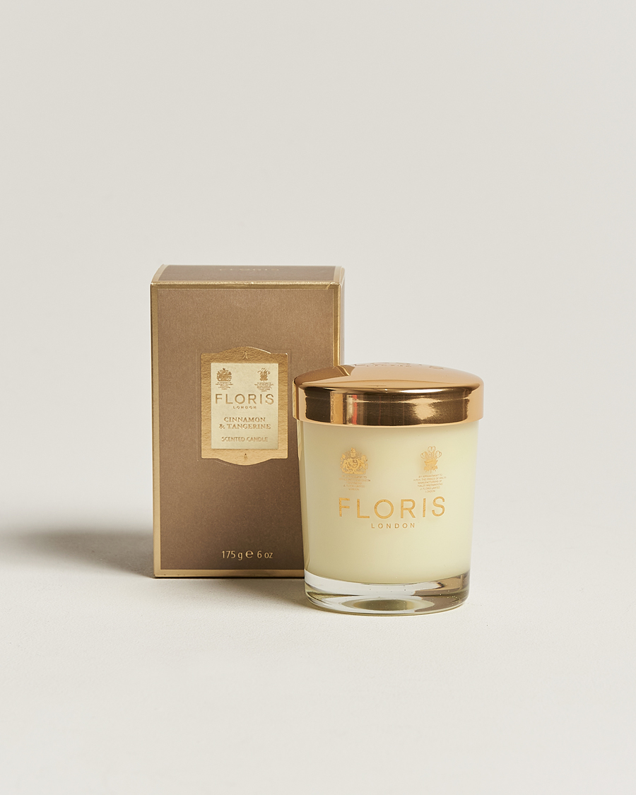 Uomini | Candele profumate | Floris London | Scented Candle Cinnamon & Tangerine 175g