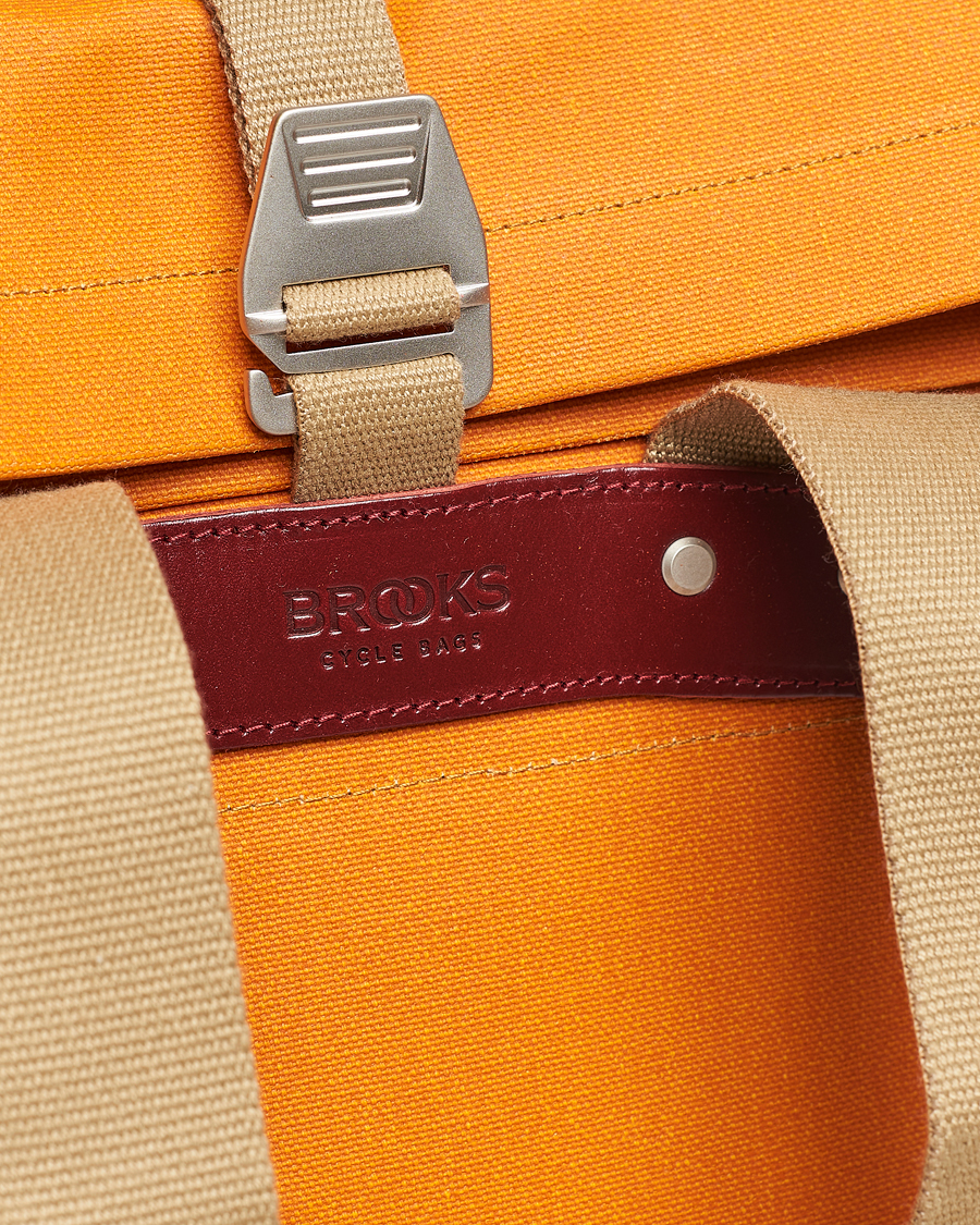 Uomini | Borse | Brooks England | Pickwick Cotton Canvas 26L Backpack Goose Beak/Maroon