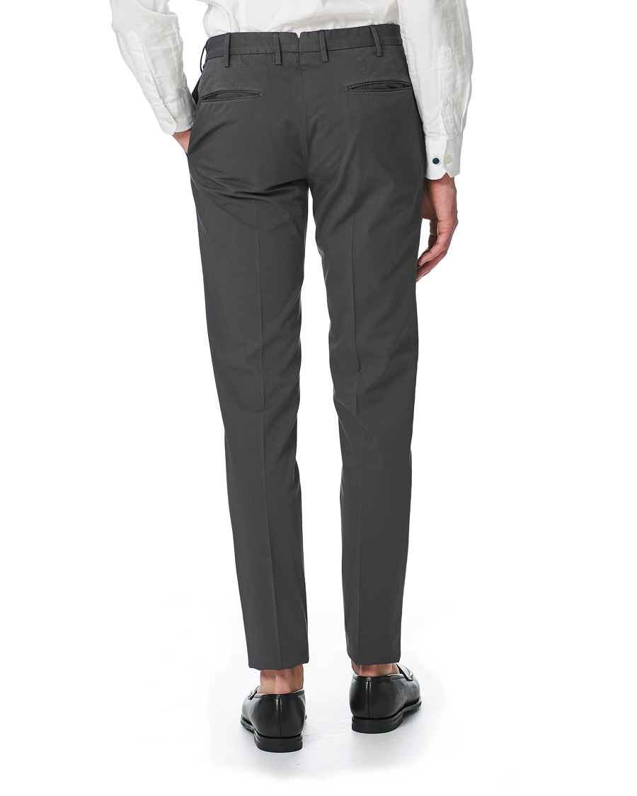 Uomini | Pantaloni | Incotex | Slim Fit Stretch Chinos Dark Grey
