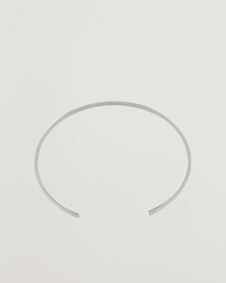 Uomini | Gioielli | LE GRAMME | Ribbon Bracelet Brushed Sterling Silver 7g