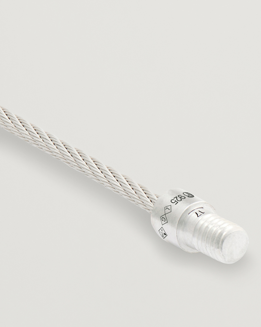 Uomini | Gioielli | LE GRAMME | Cable Bracelet Brushed Sterling Silver 9g