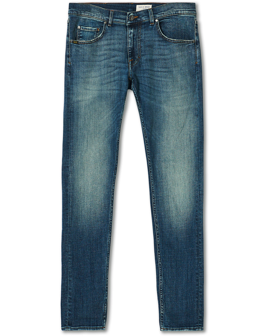 Uomini | Jeans | Tiger of Sweden Jeans | Slim Super Stretch Ideal Jeans Medium Blue
