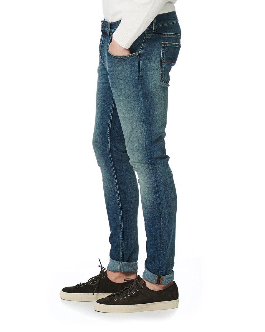 Uomini | Jeans | Tiger of Sweden Jeans | Slim Super Stretch Ideal Jeans Medium Blue