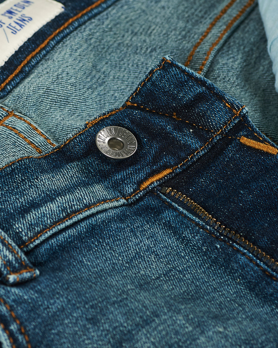 Uomini | Jeans | Tiger of Sweden Jeans | Slim Super Stretch Ideal Jeans Medium Blue