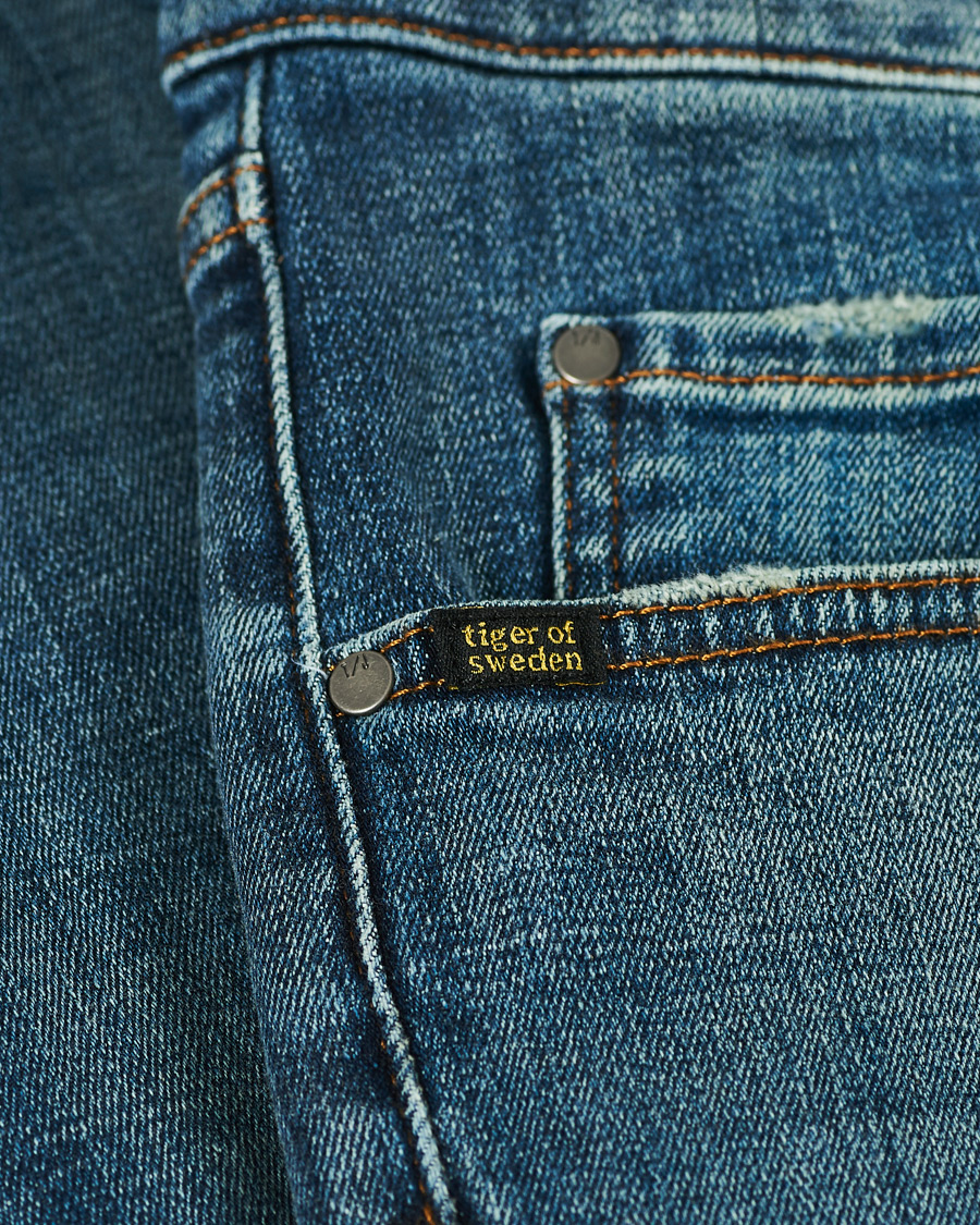 Uomini | Jeans | Tiger of Sweden Jeans | Slim Super Stretch Ideal Jeans Medium Blue