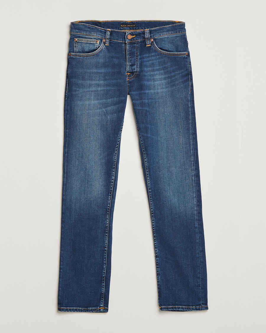 Uomini | Pantaloni | Nudie Jeans | Grim Tim Jeans Indigo Myth