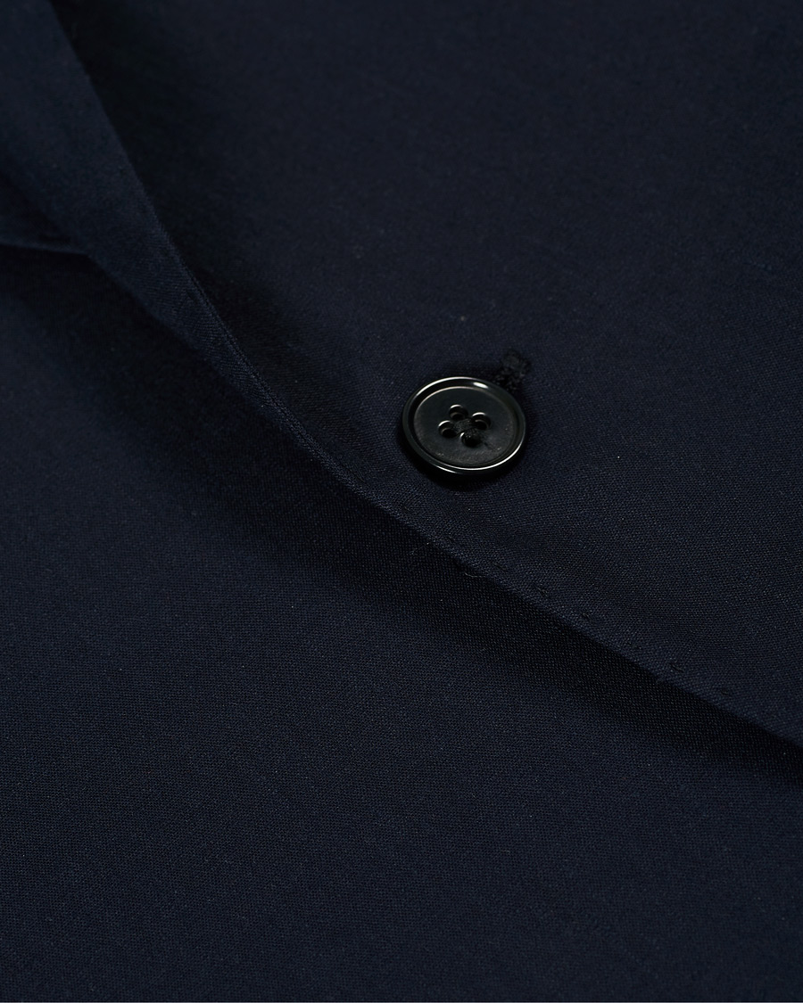 Uomini | Blazers | Emporio Armani | Slim Fit Techno Linen Stretch Blazer Navy