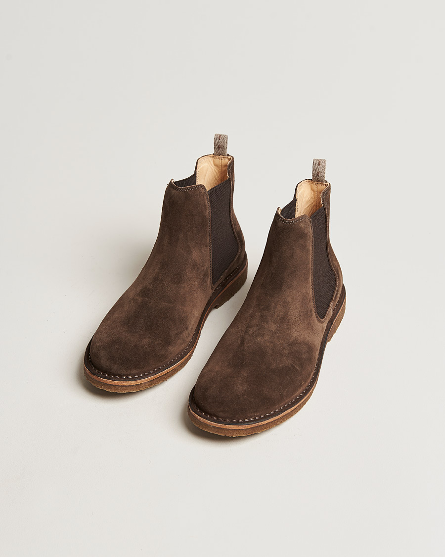 Uomini | Stivali | Astorflex | Bitflex Chelsea Boot Dark Brown Suede