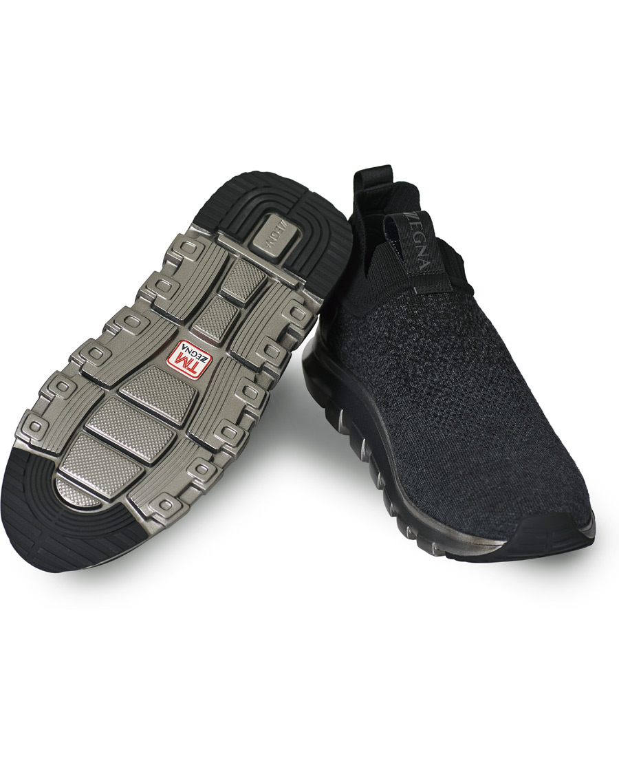 Uomini | Z Zegna Techmerino Sock Sneaker Dark Blue | Z Zegna | Techmerino Sock Sneaker Dark Blue