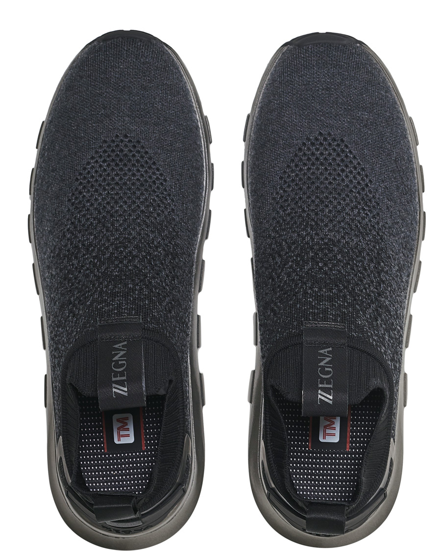 Uomini | Z Zegna Techmerino Sock Sneaker Dark Blue | Z Zegna | Techmerino Sock Sneaker Dark Blue