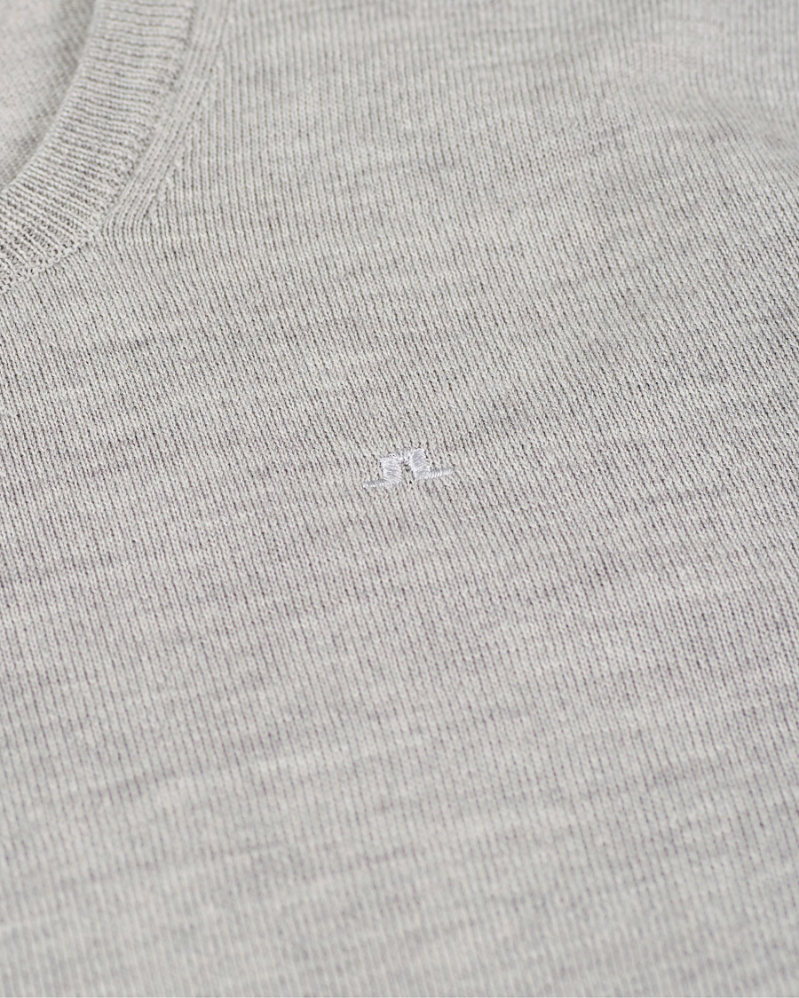 Uomini | Maglieria | J.Lindeberg | Newman Merino Crew Neck Pullover Stone Grey Melange