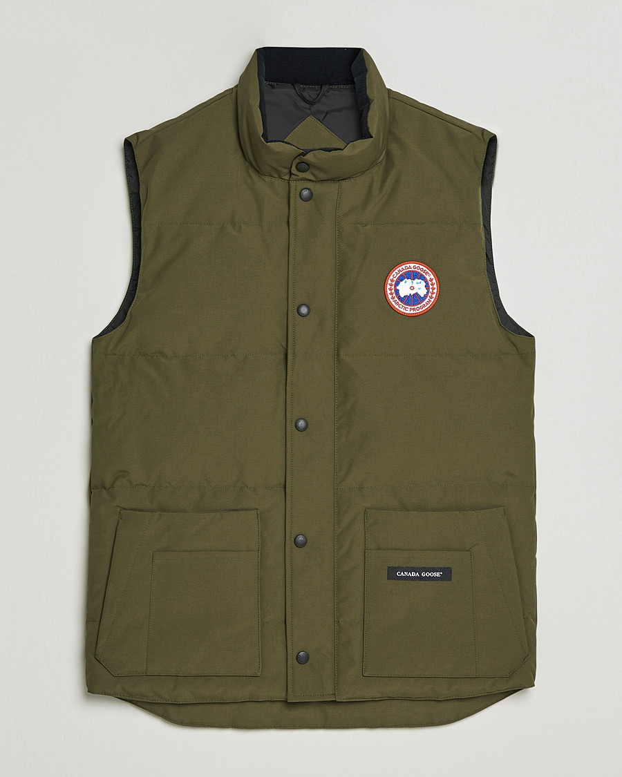 Uomini | Gilet | Canada Goose | Freestyle Crew Vest Military