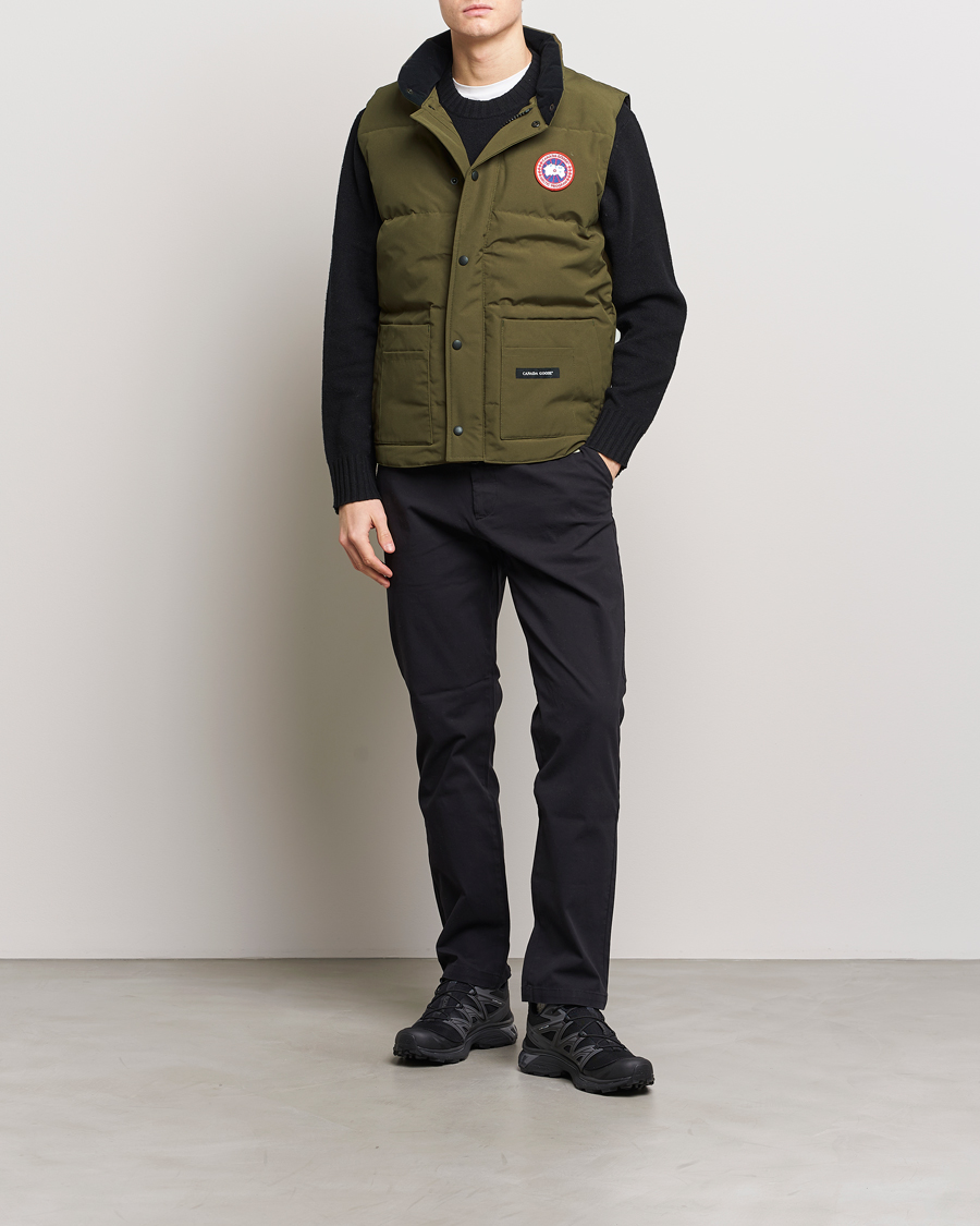 Uomini | Gilet | Canada Goose | Freestyle Crew Vest Military