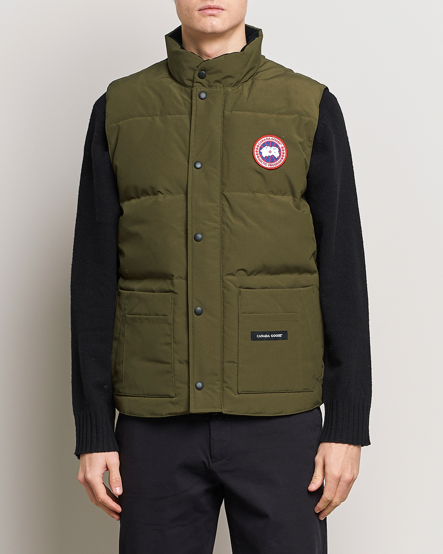 Uomini | Gilet | Canada Goose | Freestyle Crew Vest Military