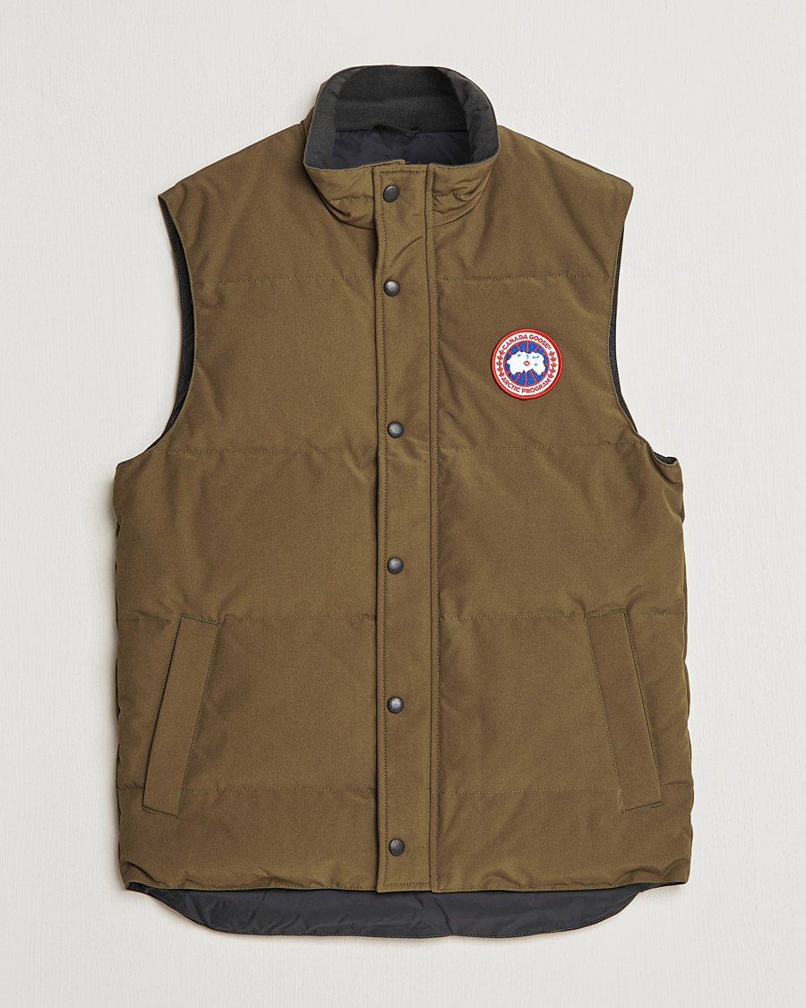 Uomini | Giacche | Canada Goose | Garson Vest Military Green