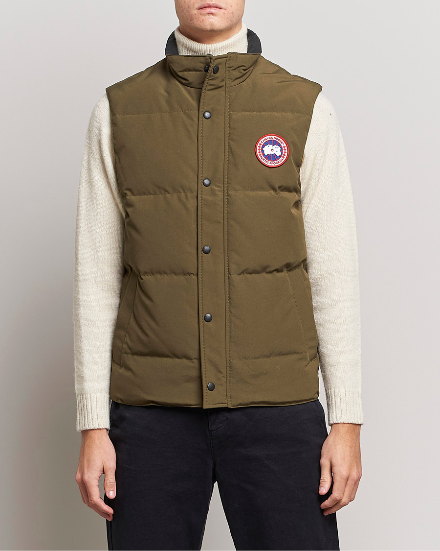 Uomini | Giacche | Canada Goose | Garson Vest Military Green