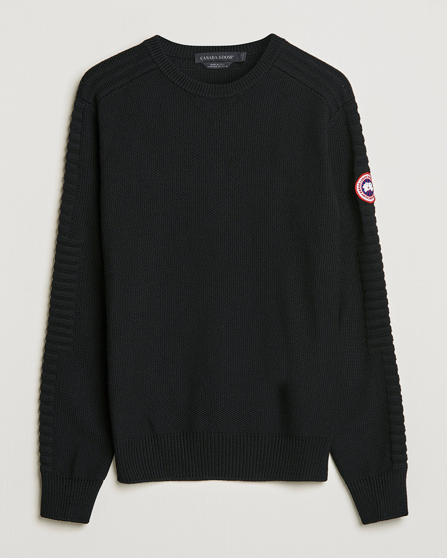 Uomini | Maglieria | Canada Goose | Paterson Sweater Black