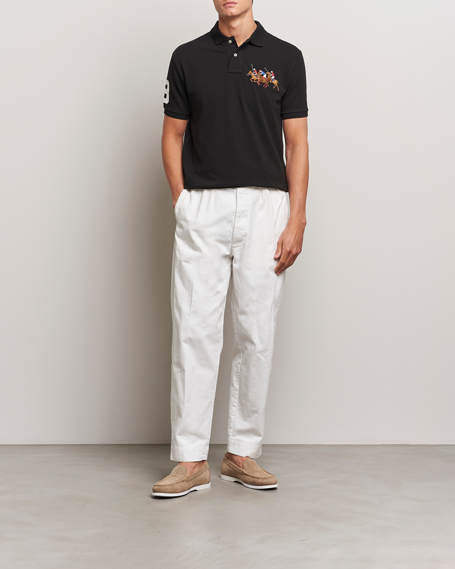 Uomini | Polo | Polo Ralph Lauren | Custom Slim Fit Match Club Polo Black