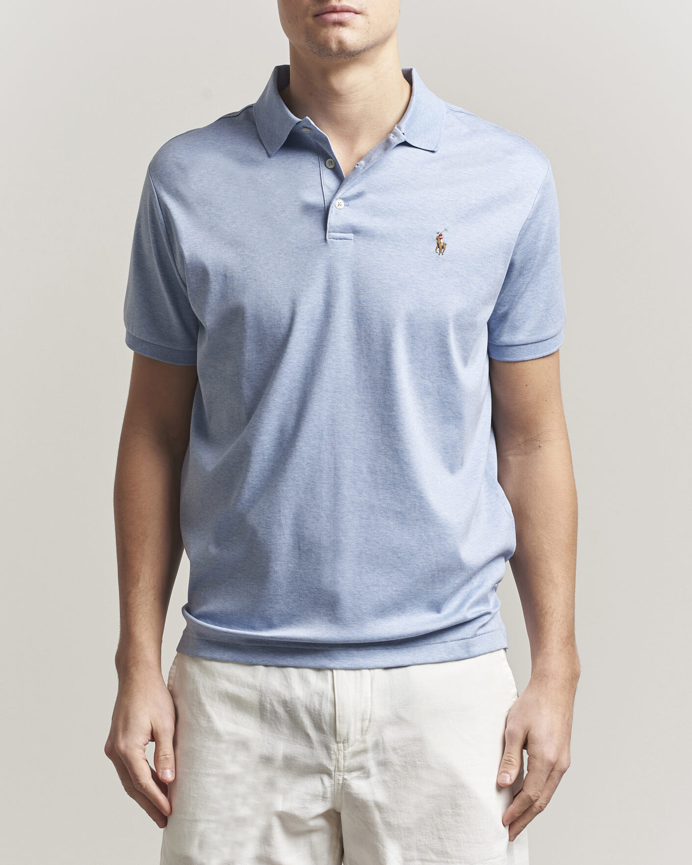 Uomini | Polo | Polo Ralph Lauren | Luxury Pima Cotton Polo Jamaica Heather